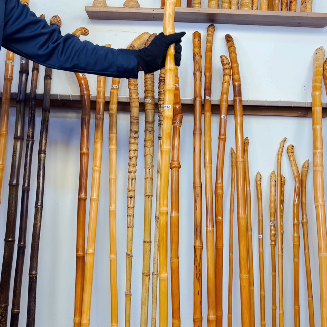 1592玉竹杖登山杖手持拐棍