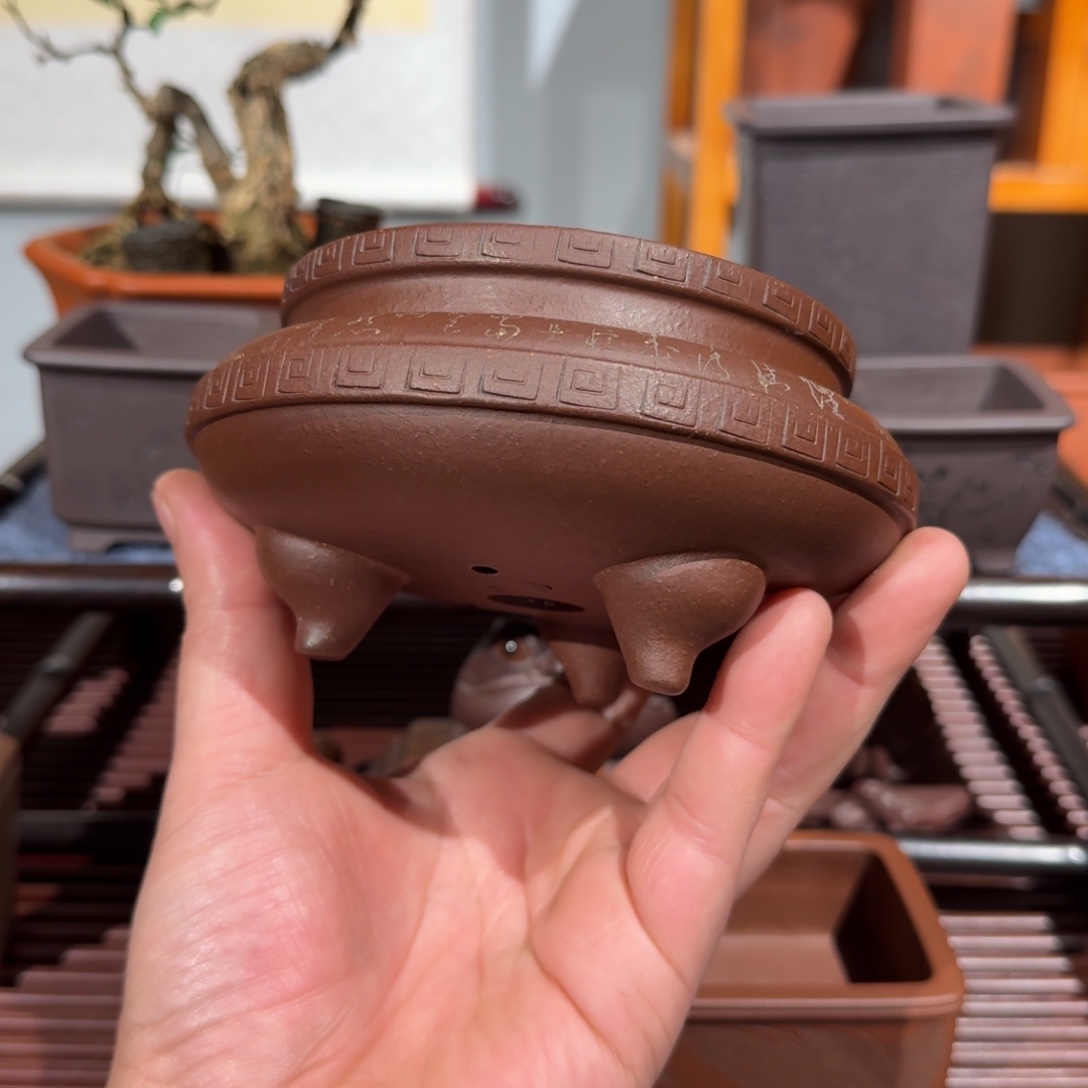花盆紫砂原矿紫泥