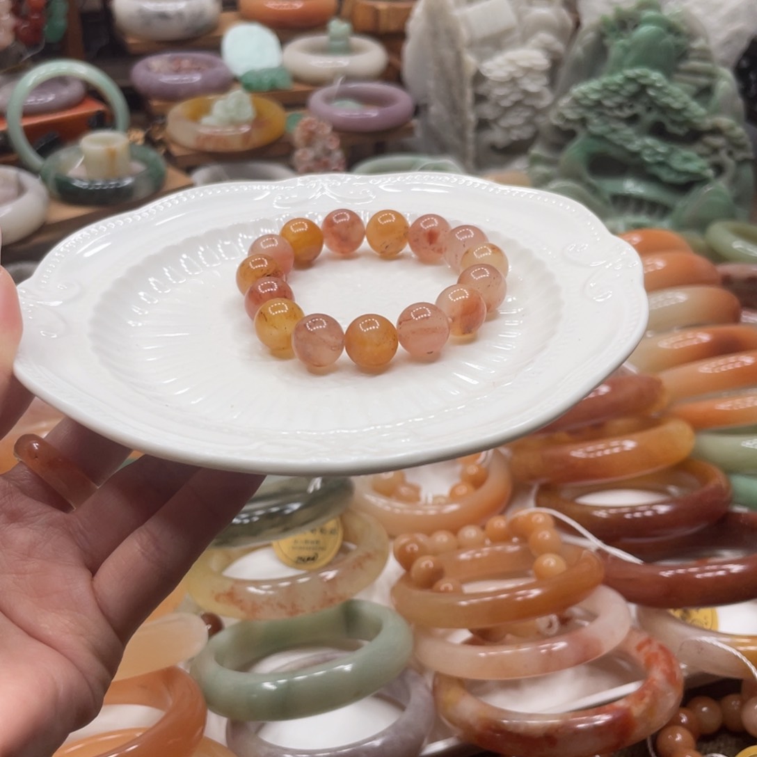 石英质玉手链未镶嵌