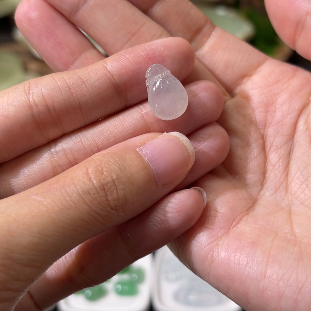 定制翡翠未镶嵌钱袋子