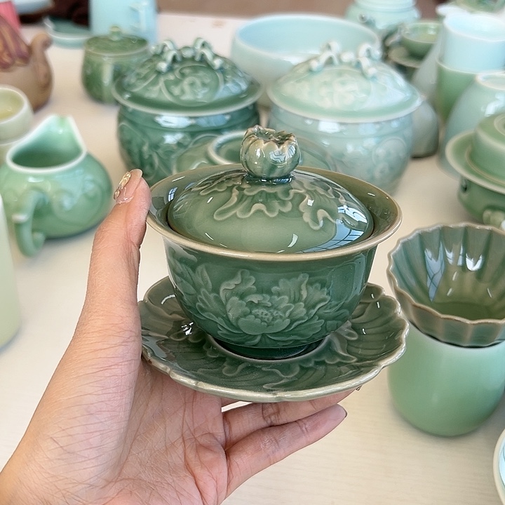 小米茶器龙泉青瓷