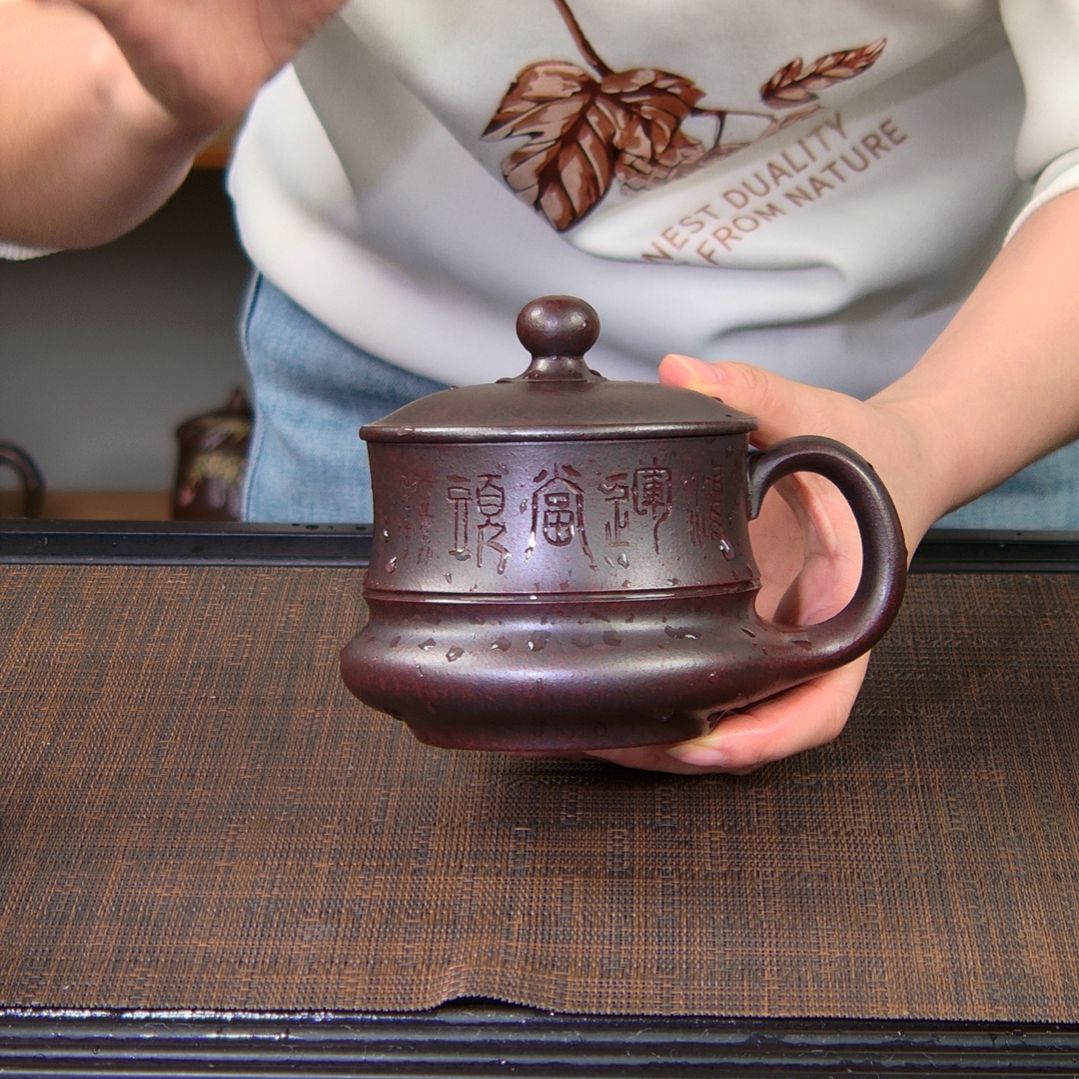 茶杯紫砂高货放漏