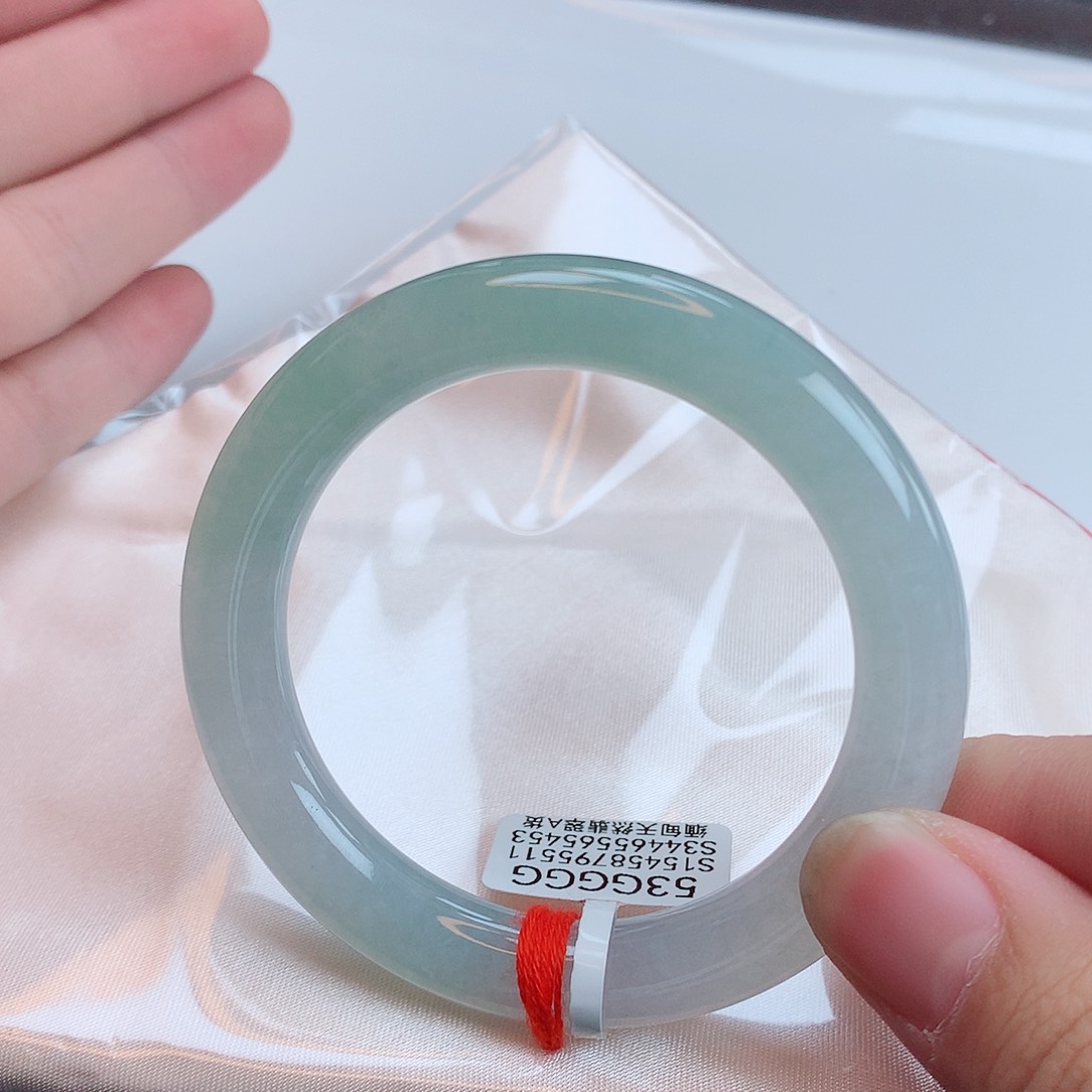 翡翠手镯未镶嵌天然缅甸翡翠A货手镯