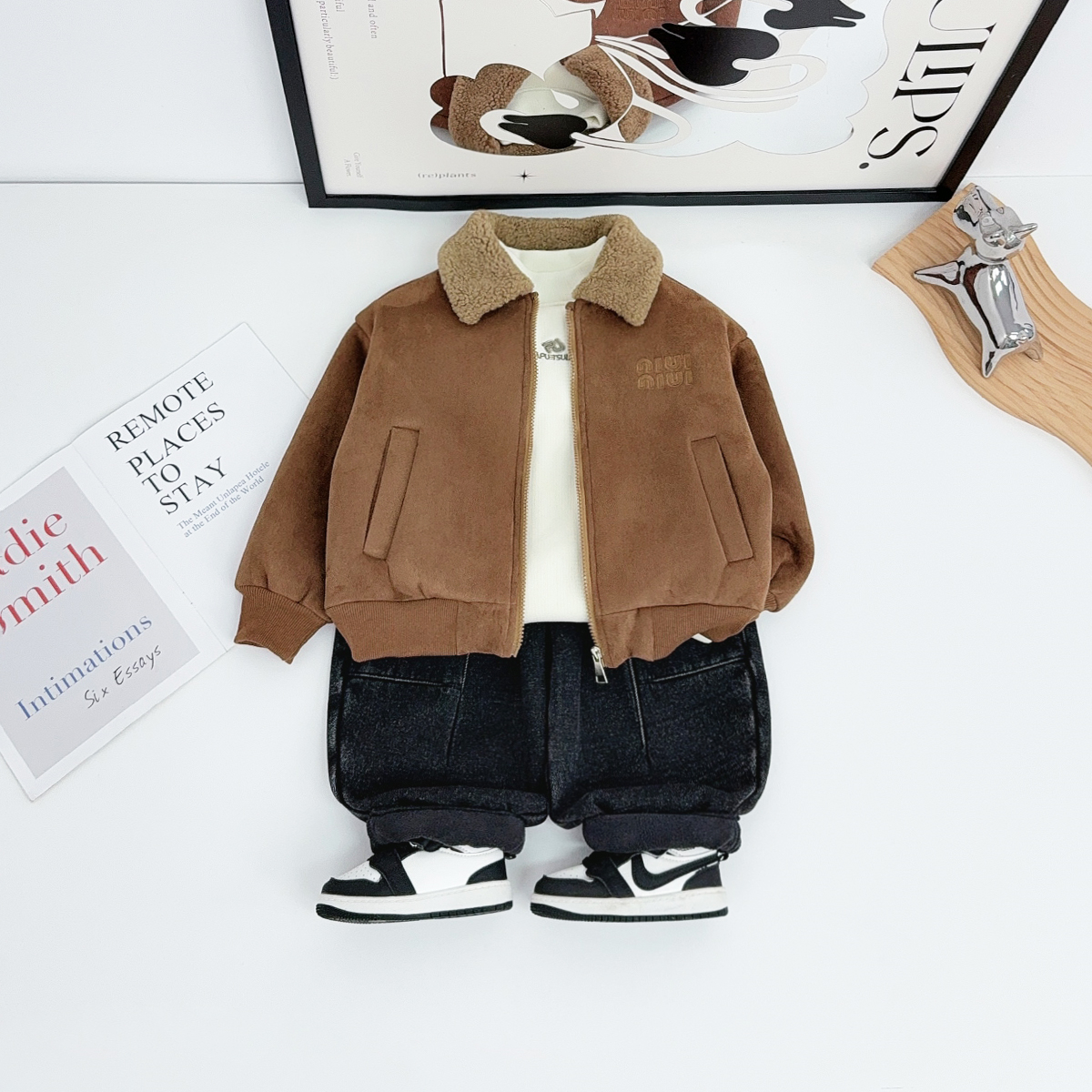 男童冬外套秋冬款2025新款秋冬装儿童夹克 BDD26315 悠悠童话童装