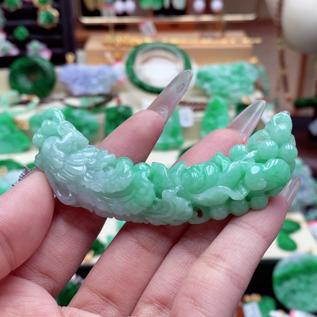 颈饰未镶嵌翡翠翡翠吊坠