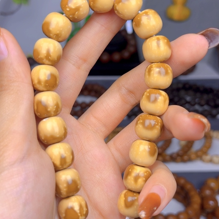 手串紫金鼠花皮老型半山半水12