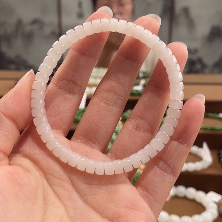 和田玉未镶嵌手链