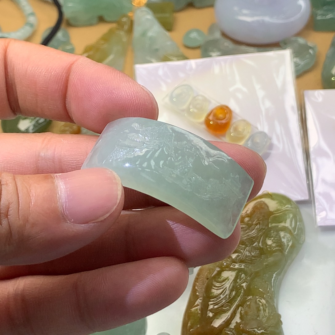 未镶嵌手链翡翠手串