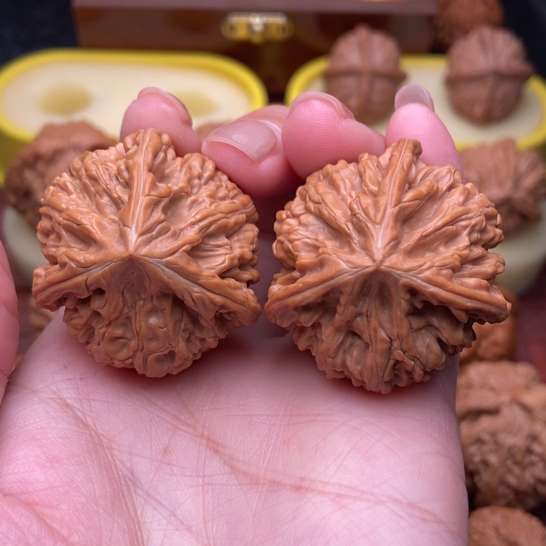 桃核把件御龙粗筋三棱38