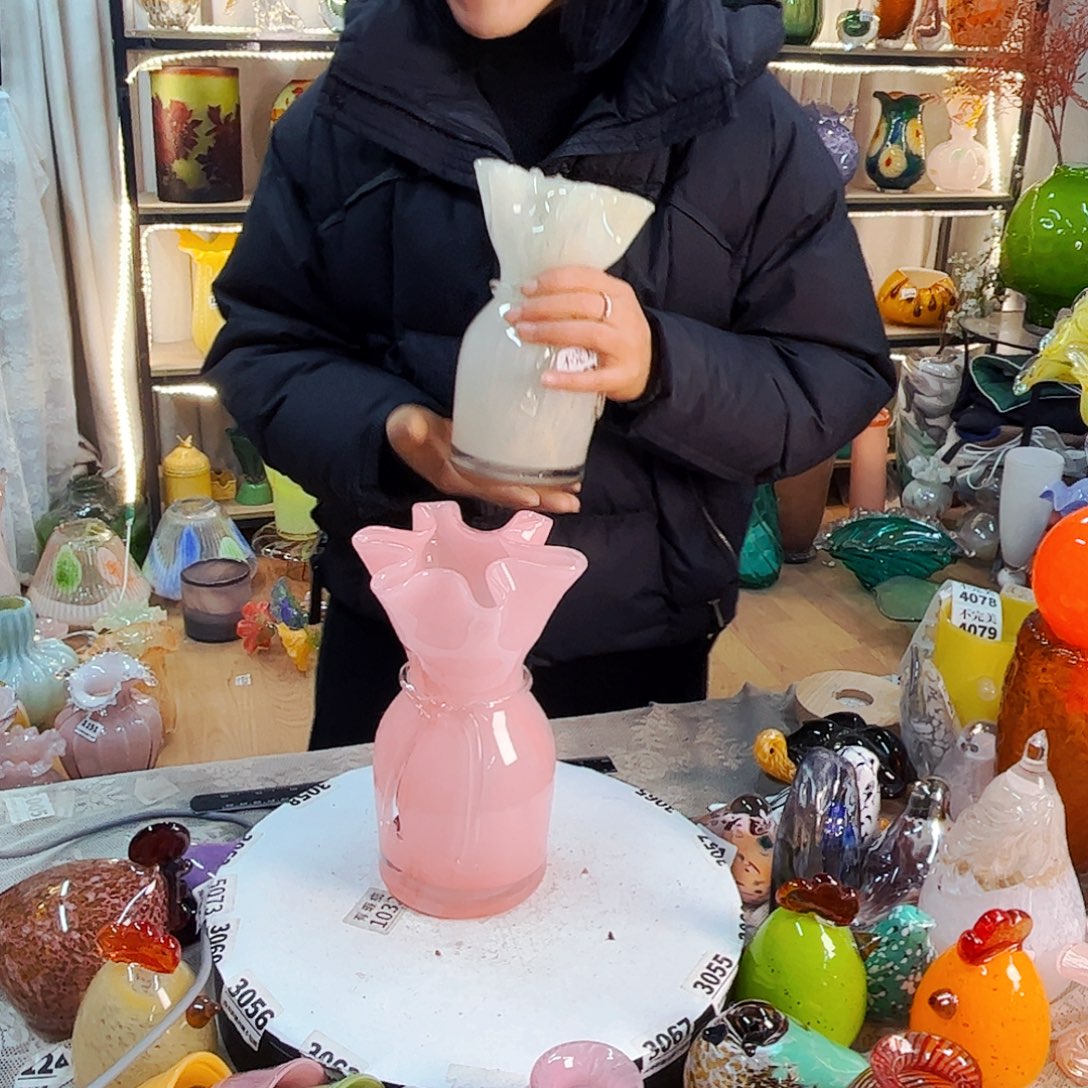 花瓶家悦美居琉璃摆件