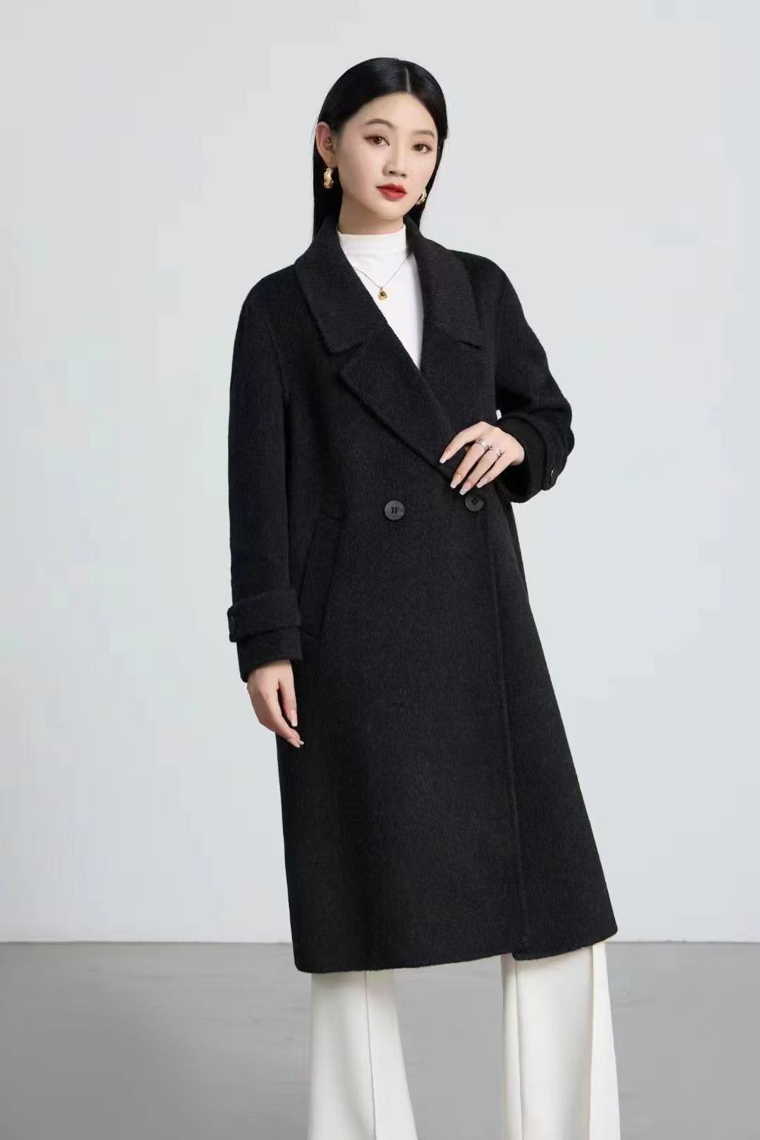 【新款】长款全羊毛大衣