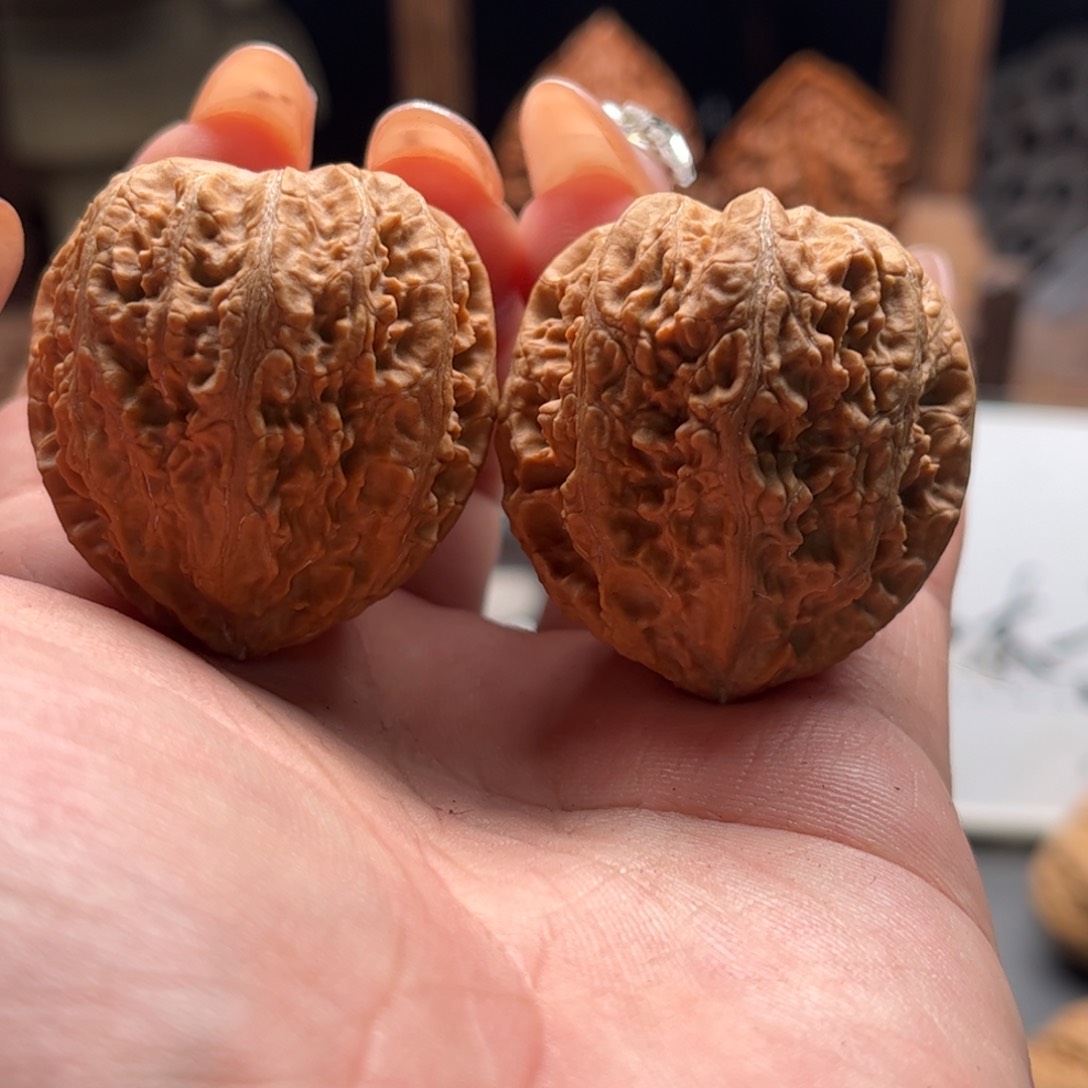 文玩核桃把件关东木子家楸大胖93