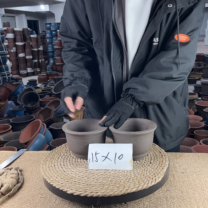 红陶紫砂花盆紫砂