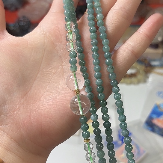 幸***好未镶嵌颈饰水晶万能链