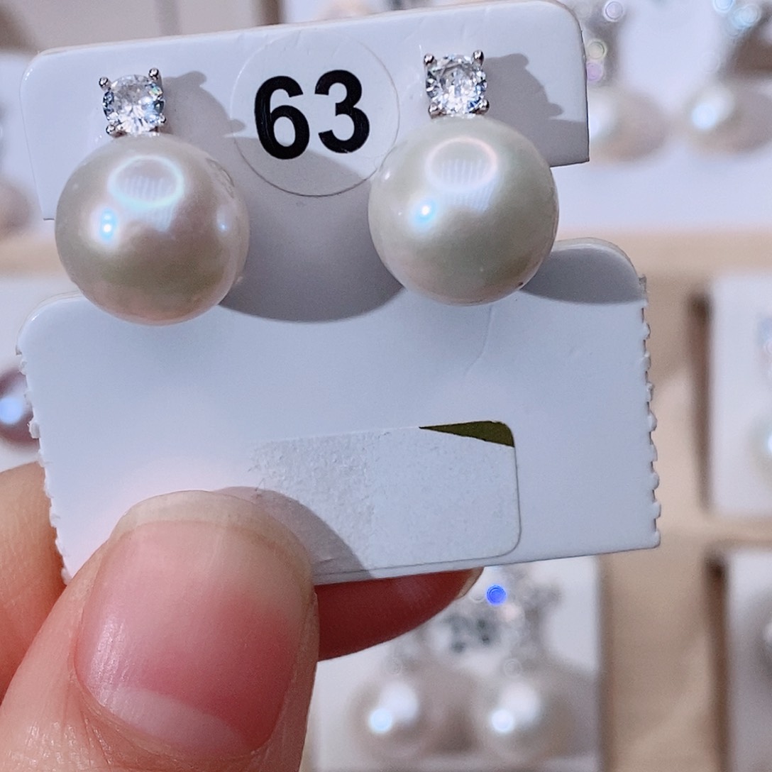 颈饰银S925镶嵌淡水珍珠