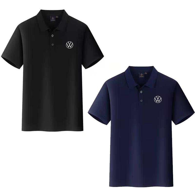 适用于新款上汽大众4s店工装T恤定制汽车城销售员工作服POLO衫车