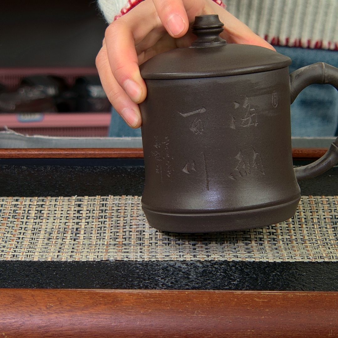 【闪购商品】绿泥茶杯高货放漏