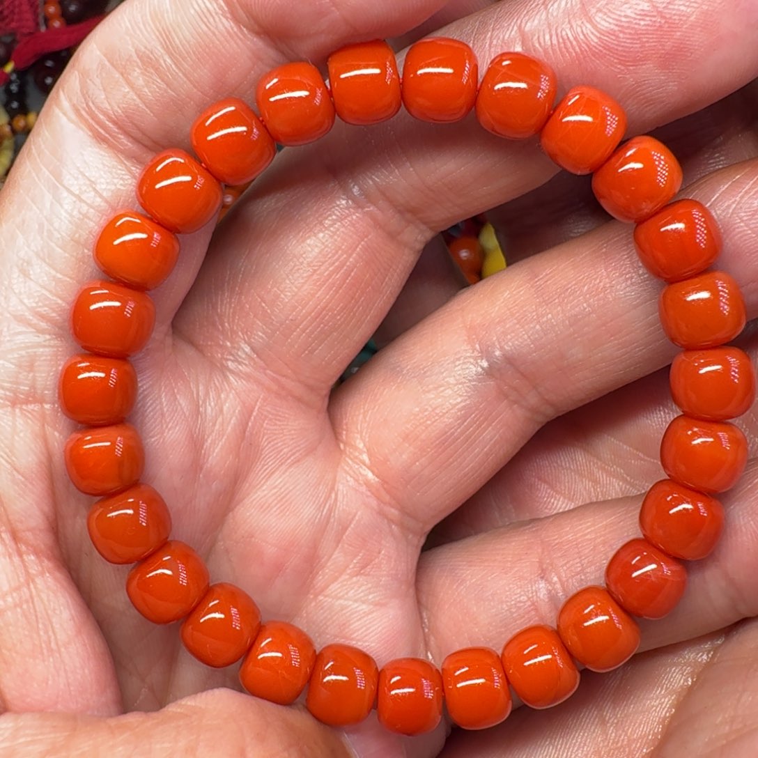 南红玛瑙未镶嵌颈饰