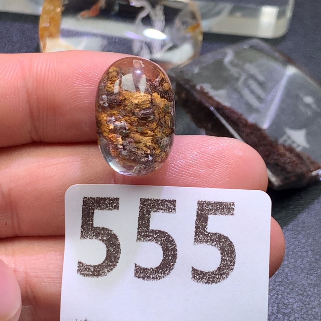 天***问水晶颈饰未镶嵌天然水晶石吊坠