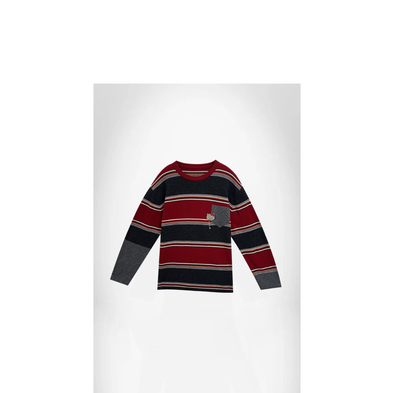 圣诞条纹毛衣 绵羊毛100% 2025冬季新款NEW