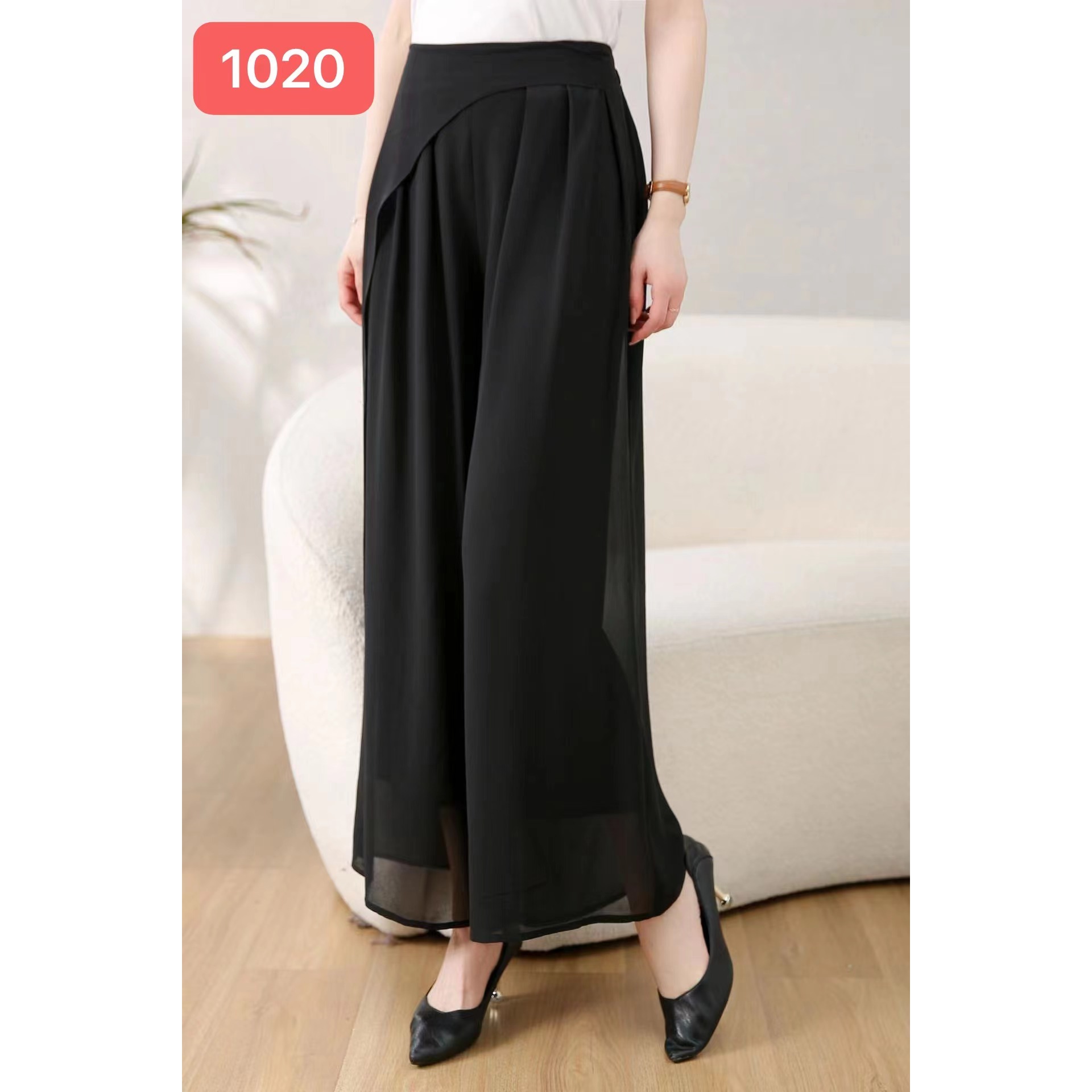 1020-20新款舒适时尚休闲阔腿裤