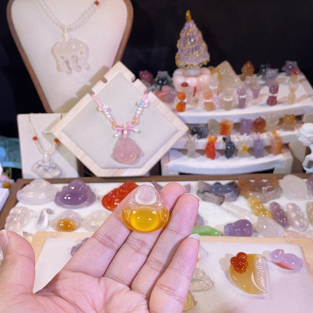 玛瑙/玉髓未镶嵌颈饰