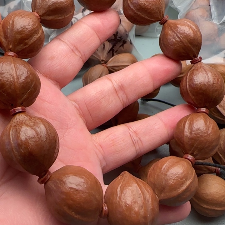 G***人橄榄核手串橄榄核原皮铁核