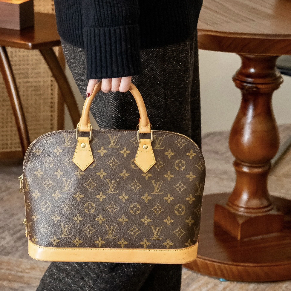修复品LouisVuitton/路易威登 XM/经典老花中号贝壳包/KH12122057