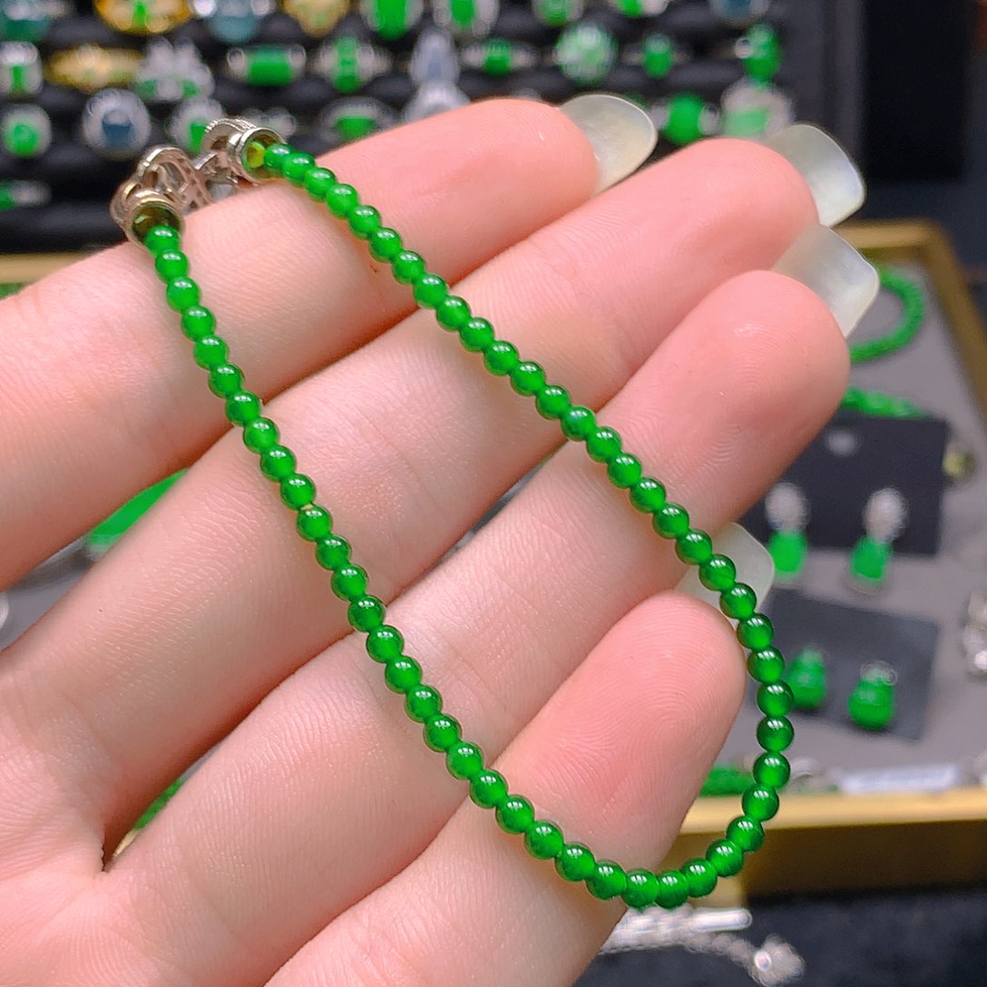 未镶嵌手链翡翠天然