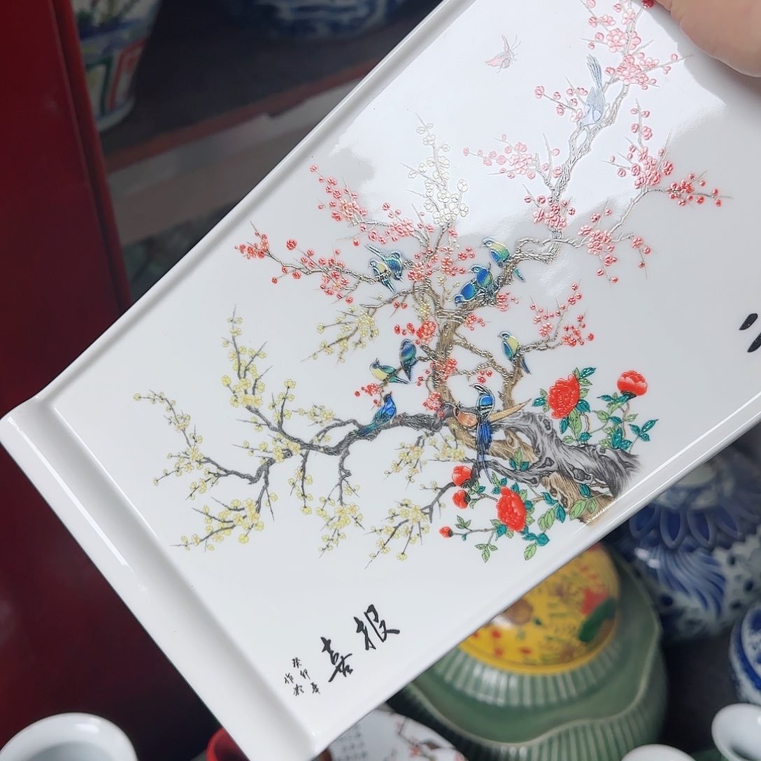 摆件瓷器的工艺技术水平