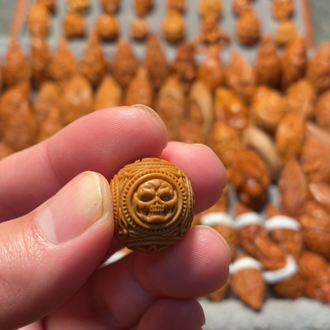 橄榄核手串/手链六芒星顶珠