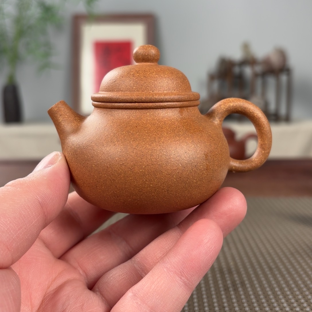 紫砂茶壶黄龙山原矿紫砂壶