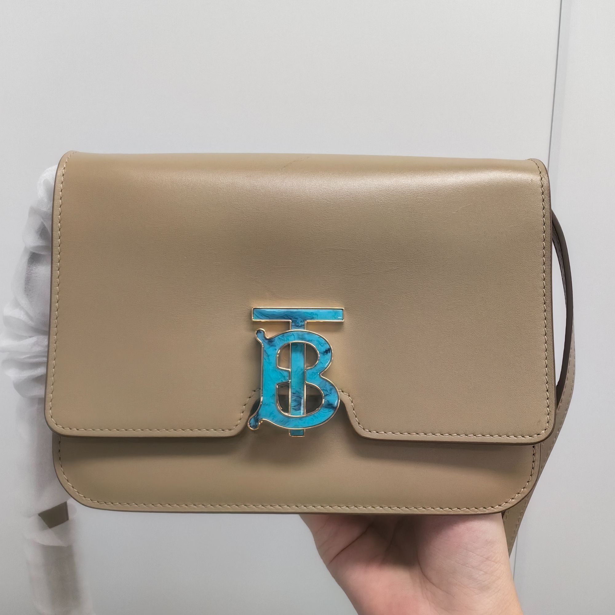 95新 BURBERRY/博柏利 博柏利豆腐包DS047932