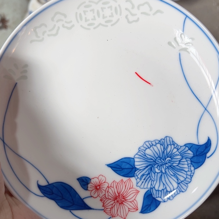 杯六点五寸手绘打底款