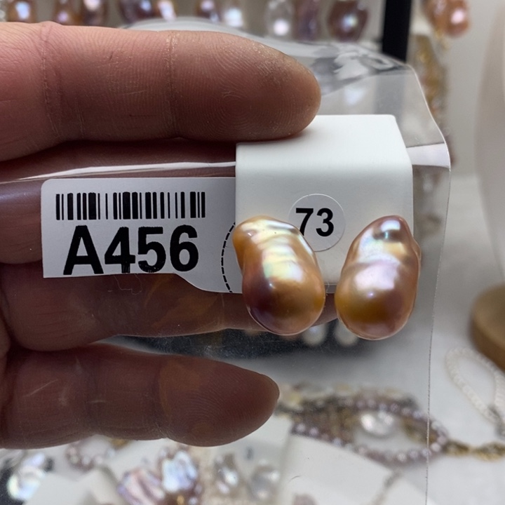 银S925镶嵌颈饰淡水珍珠456