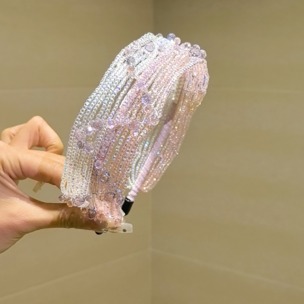 西子家莫奈羽动佛光凝露编织发箍