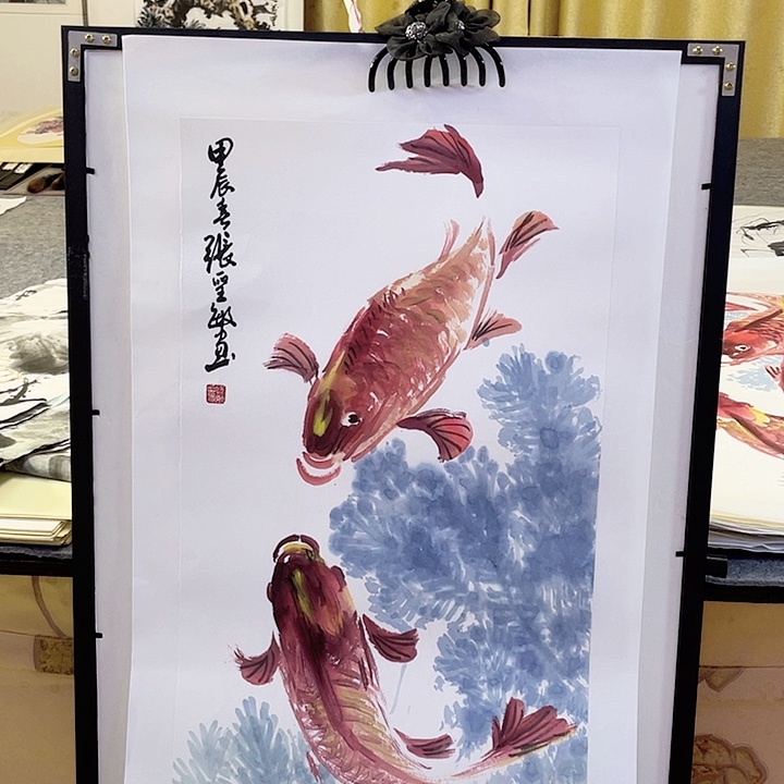 国画张圣敏先生纯手绘作品
