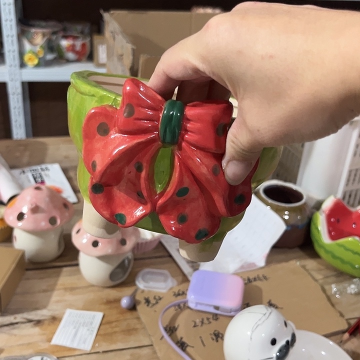 粗陶材质多肉花盆