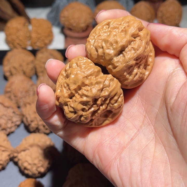 文玩核桃把件阝***鸟青蛙