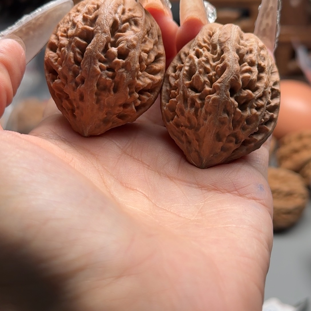 文玩核桃把件关东木子楸百核157色差