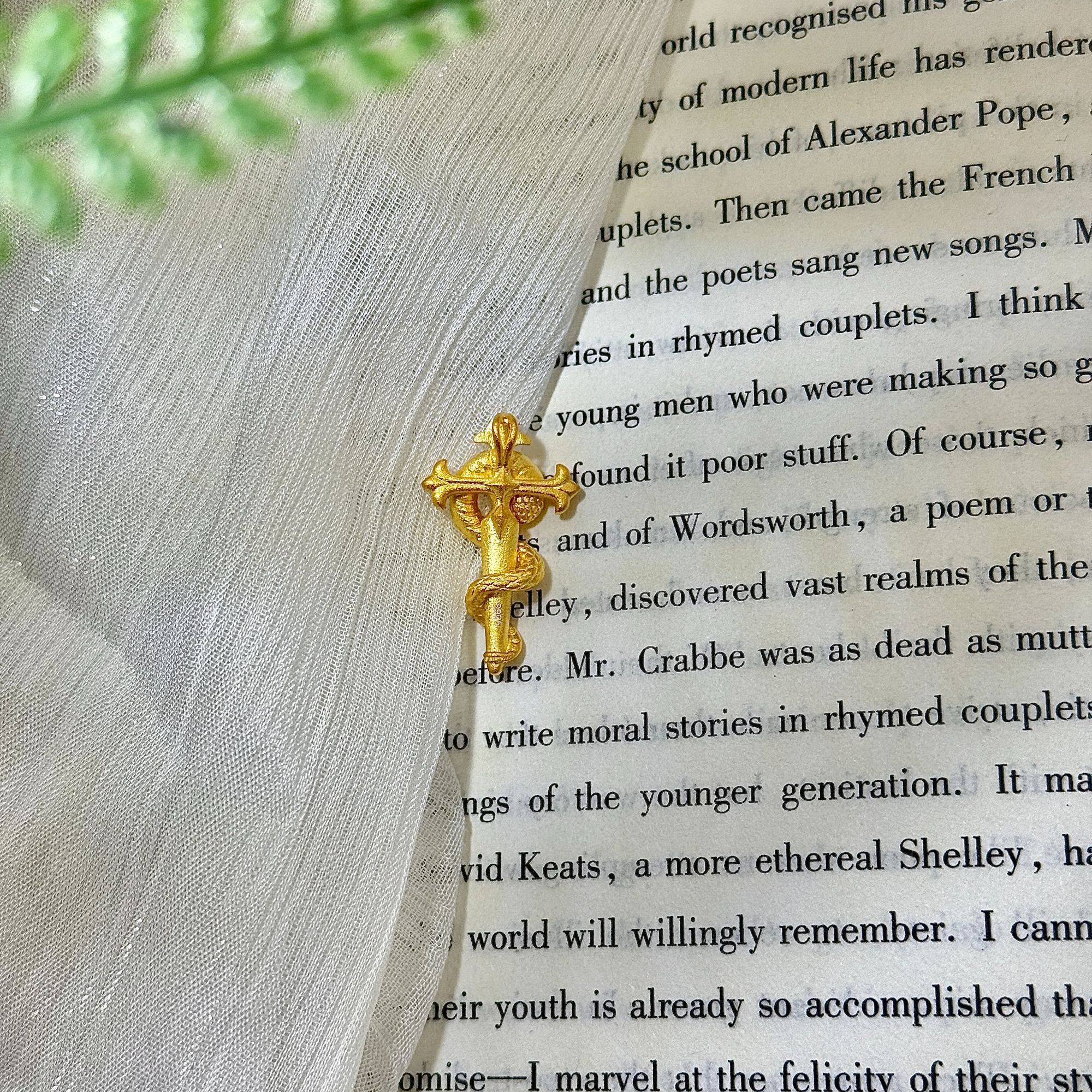 吊坠925银 925银权杖蛇