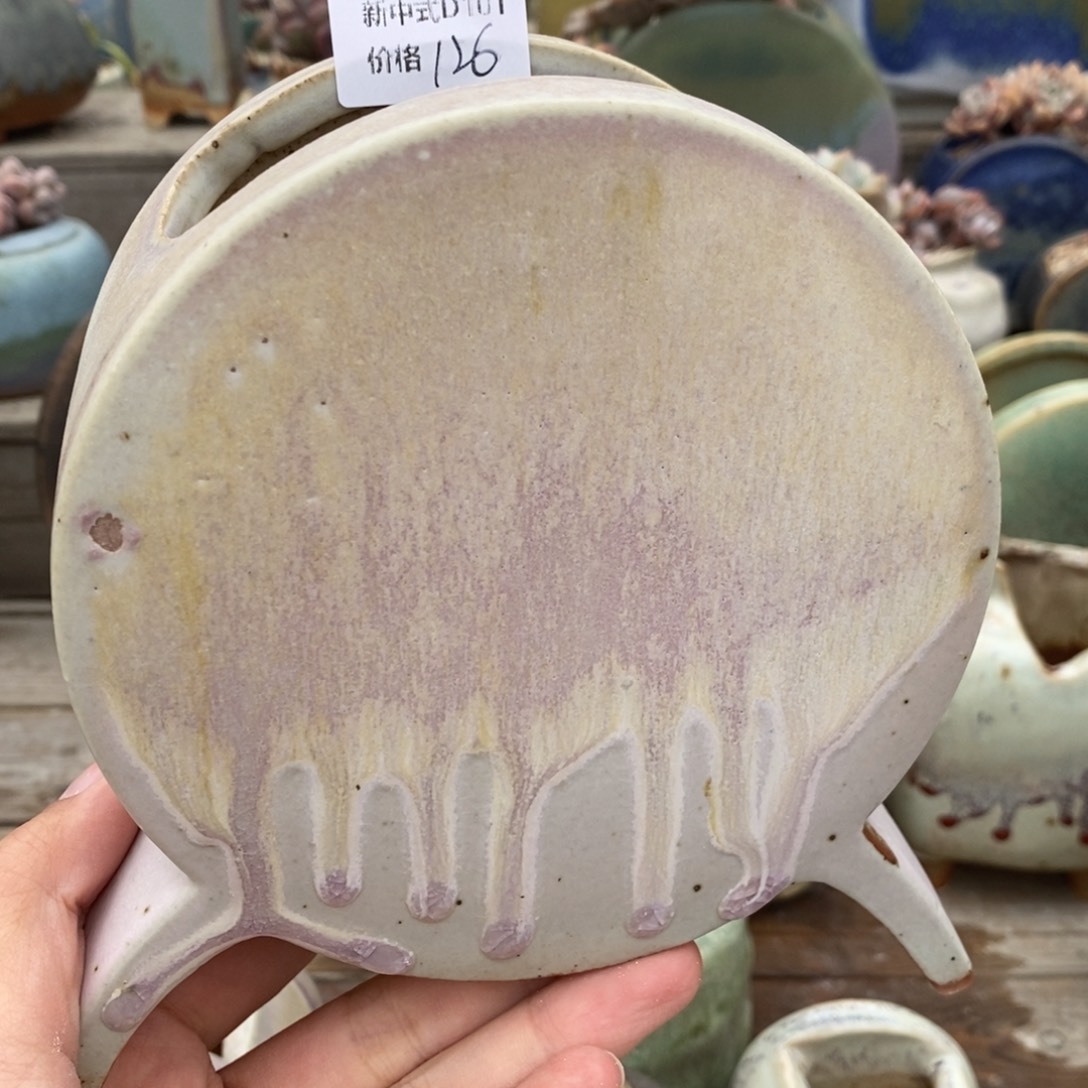 粗砂花盆1987盆新中式101