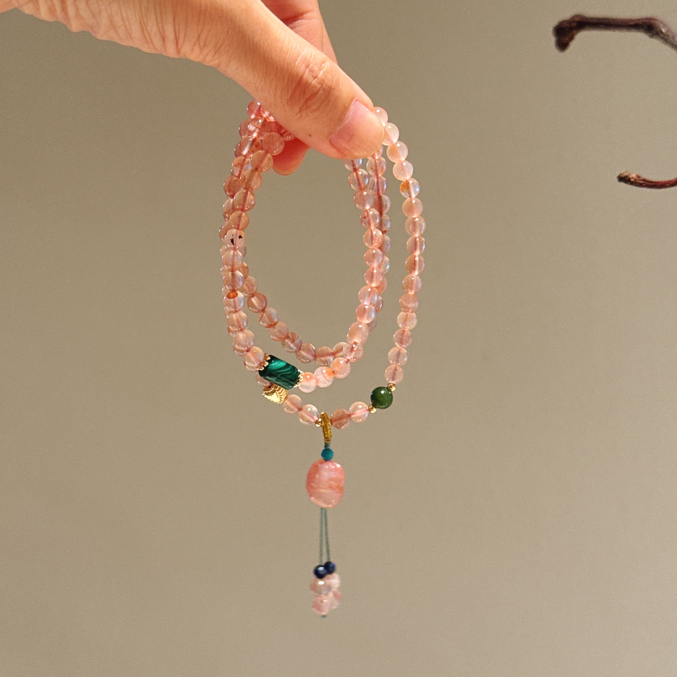 冰飘南红项链约5mm-多样性发一件-DB01871