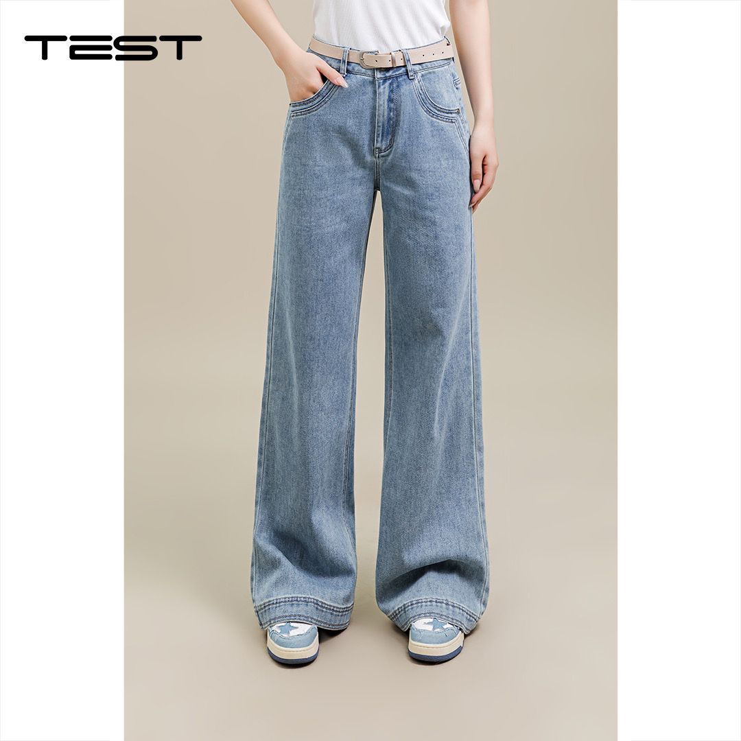 武冈她之蝶25春裤 3251012款牛仔裤