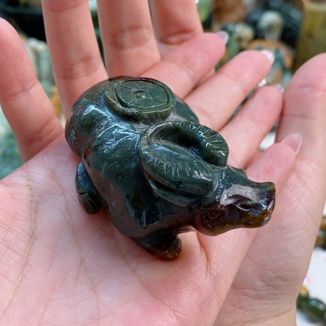 透闪石质玉手把未镶嵌