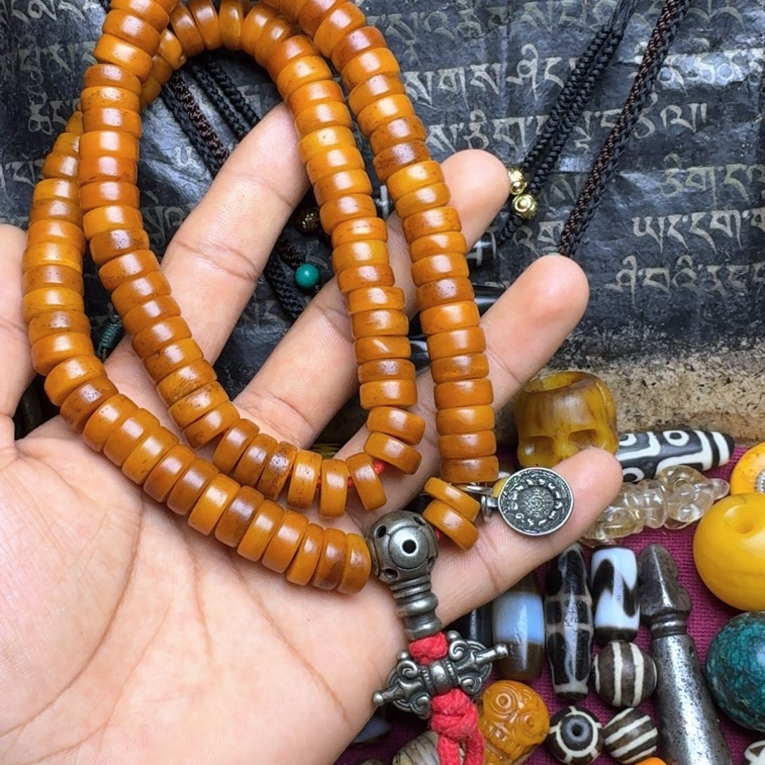 金刚菩提手串牦牛骨