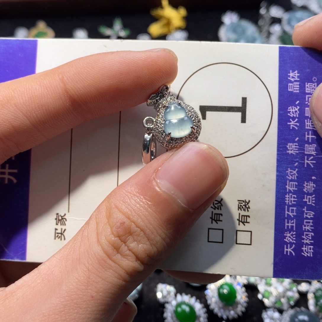 翡翠未镶嵌颈饰翡翠