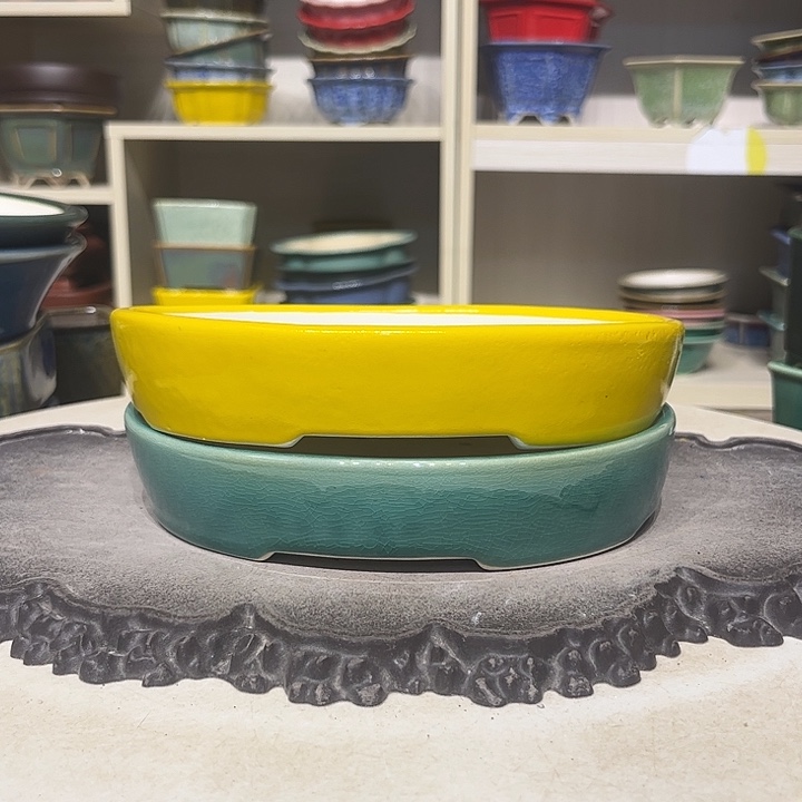 紫砂花盆瑕疵3.5-18.5-15-2