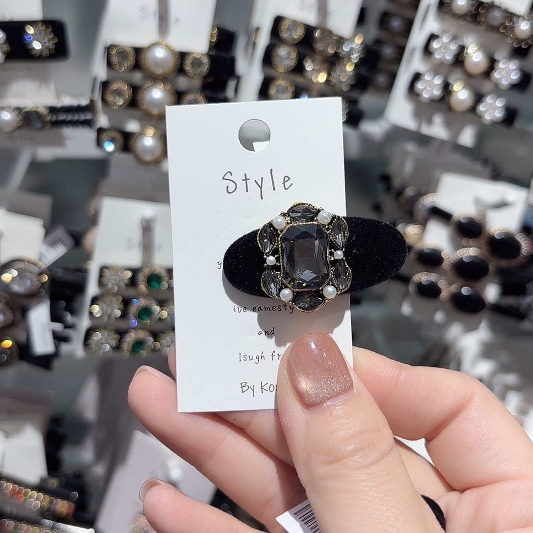 非金属泡菜丝绒小胖夹