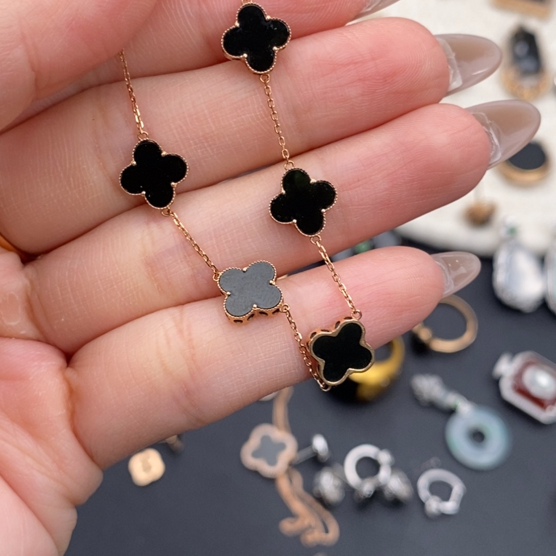 翡翠18K金镶嵌手链翡翠首饰